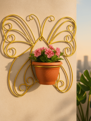 Butterfly Wall-Mounted Plant Holder