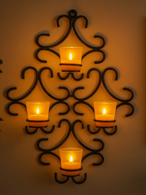 Artisan Wall-Mount Candle Holder